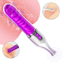 CA - Şarjlı Yeni Nesil Ultra Güçlü Titreşimli Klitoris Uyarıcı Çift Taraflı Kullanılabilir G-Spot 2 in 1 Yapay Penis Vibratör