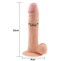 23 CM Geliştirilmiş Doku Ultra Yumuşak Realistik Penis - The Ultra Soft Dude