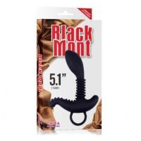 Black Mont 13cm Tırtıklı Anal Tıkaç HEDİYELİ