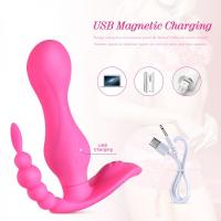 Usb Manyetik Şarjlı Uzaktan Kumandalı Klitoris Ve Gspot Uyarıcı 3 In 1 Vibratör